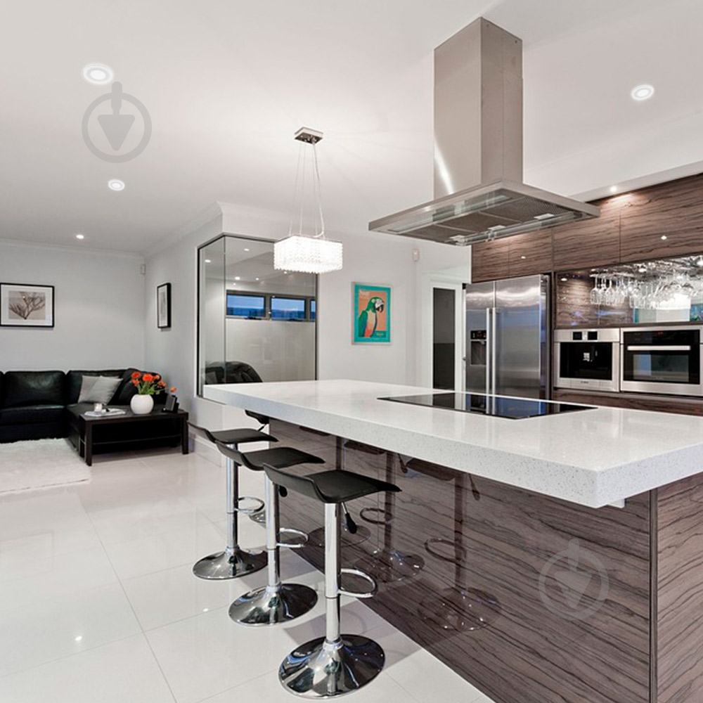 Світильник точковий Eurolamp 6 Вт 4000 К білий LED-DLR-6/4(white) - фото 4