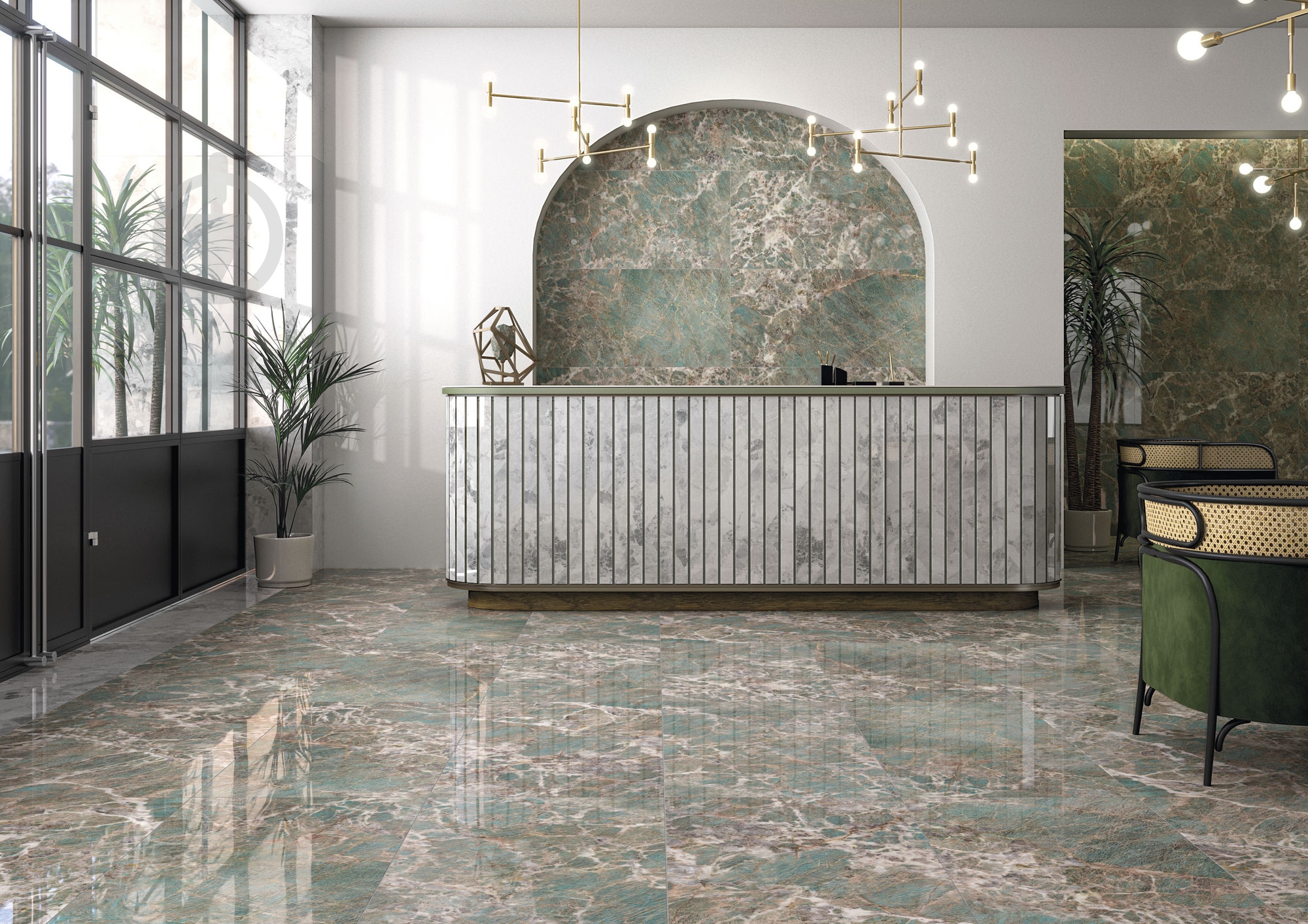 Плитка Cifre Амазонит Жаде Пулидо 60x120 - фото 3