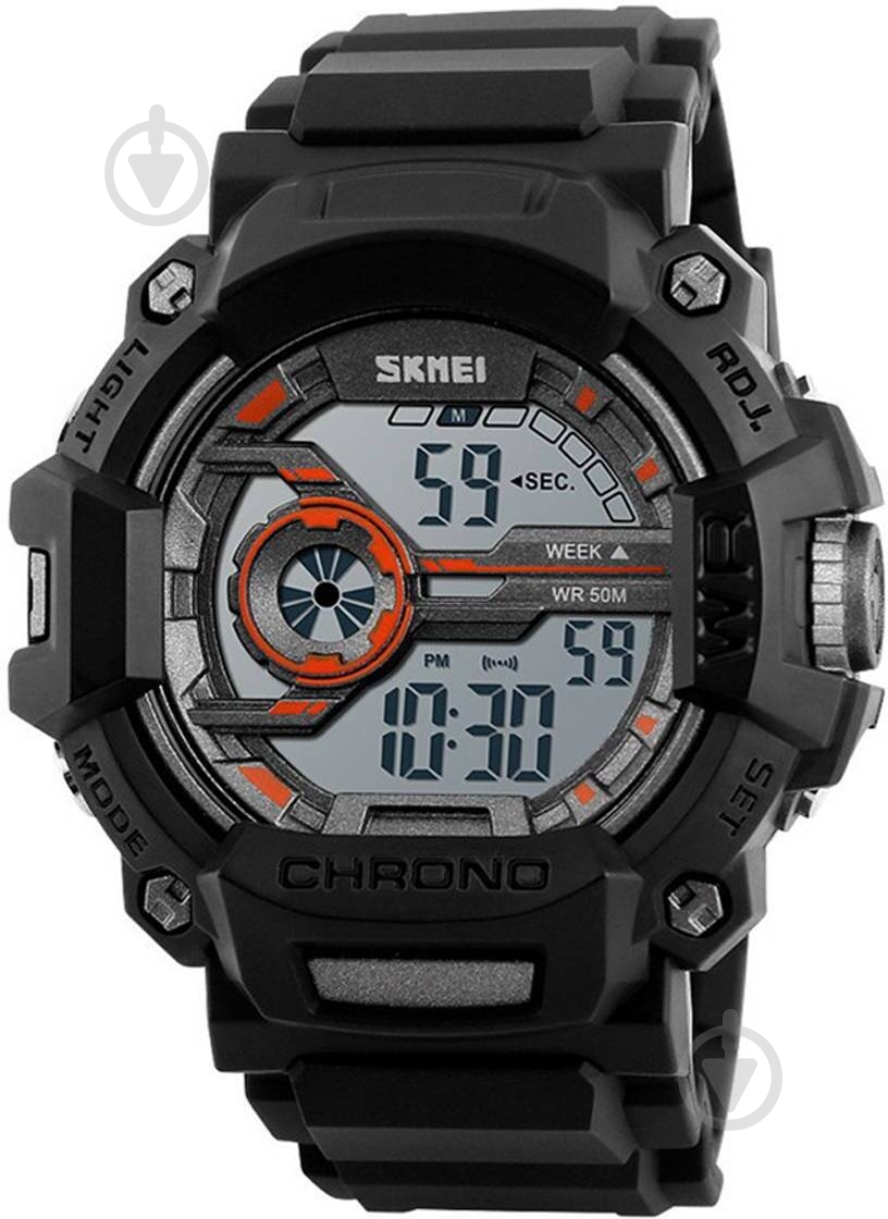Наручные часы Skmei 1233 Orange BOX (1233BOXOR) - фото 1