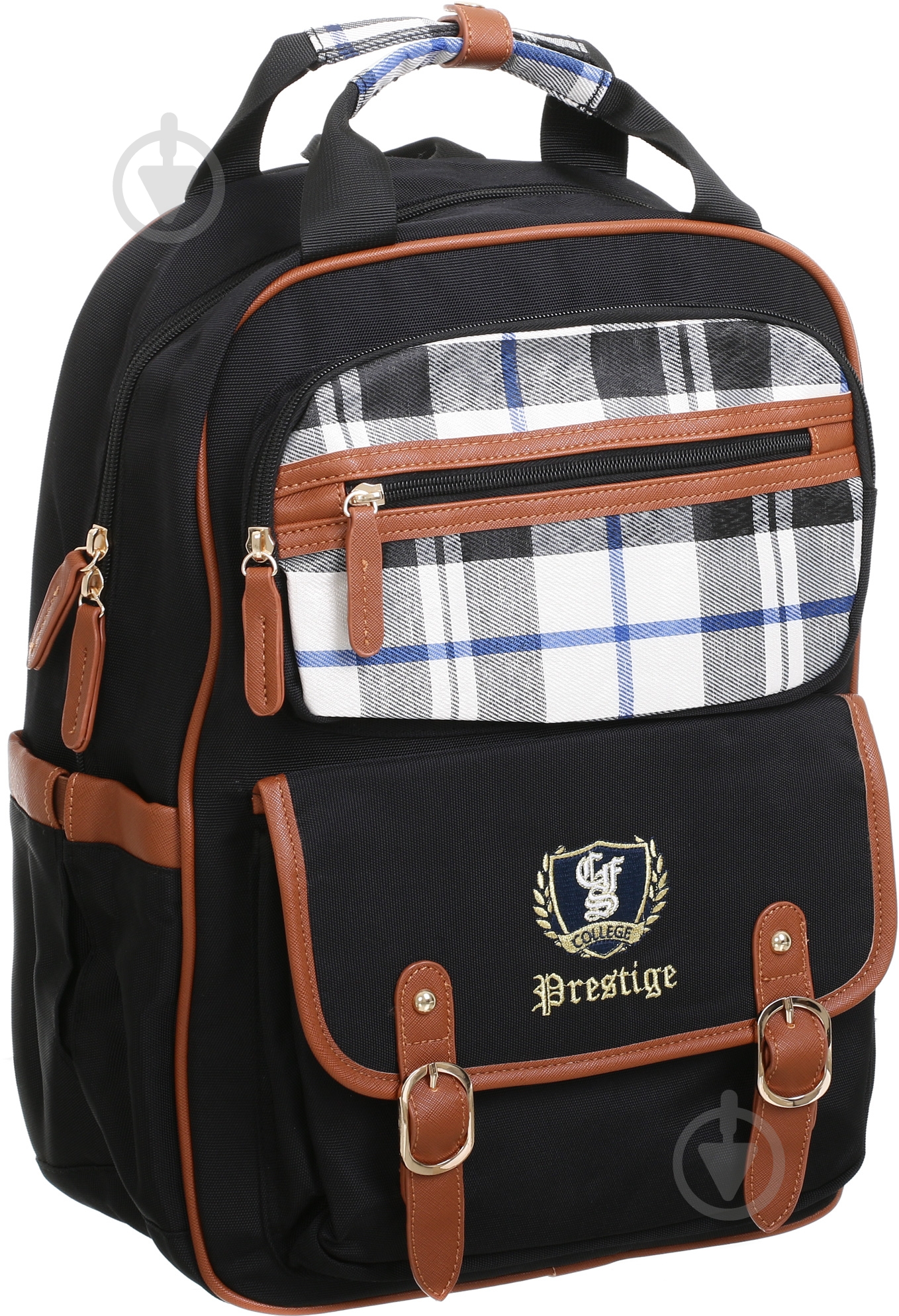 Рюкзак молодежный Cool For School Prestige Plaid 790 CF85699 black - фото 2 Рюкзак молодежный Cool For School Prestige Plaid 790 CF85699 black - фото 2
