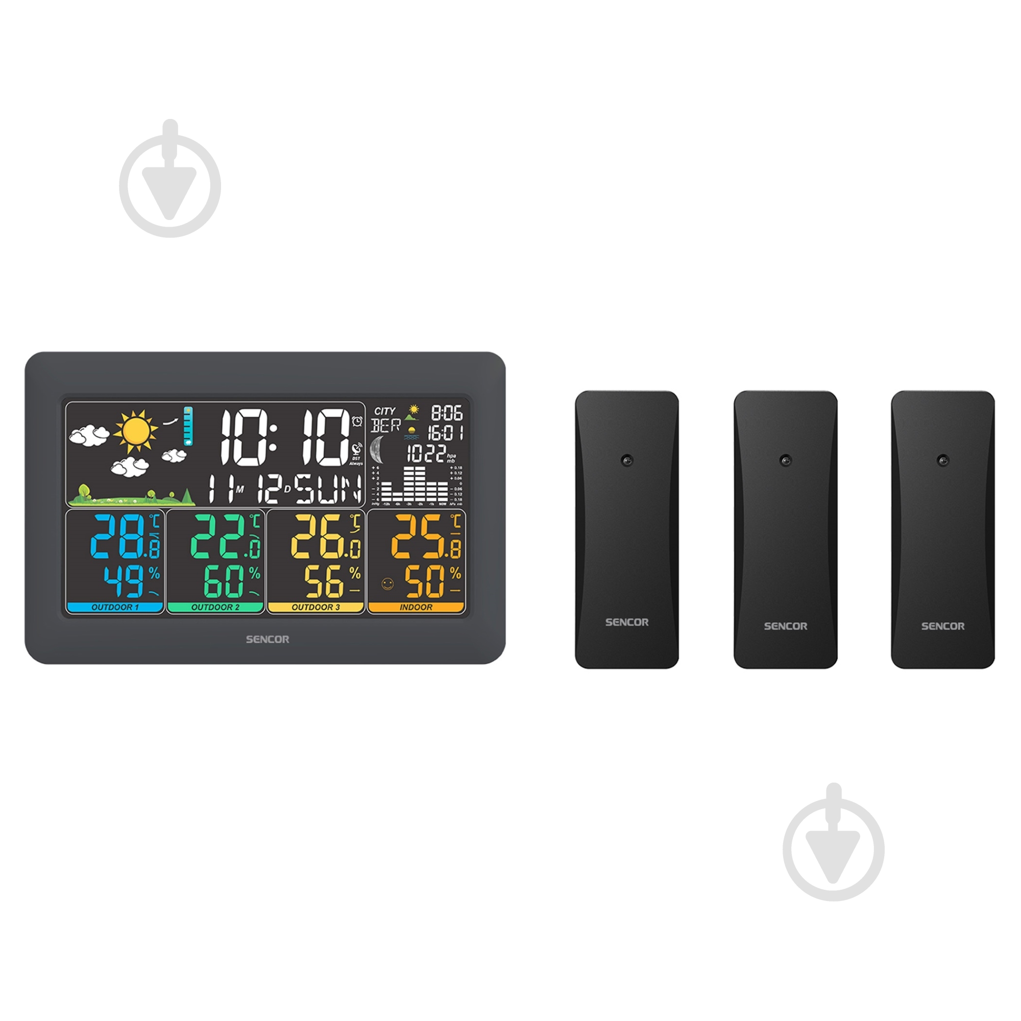 Метеостанция Sencor SWS6300 - фото 2 Метеостанция Sencor SWS6300 - фото 2