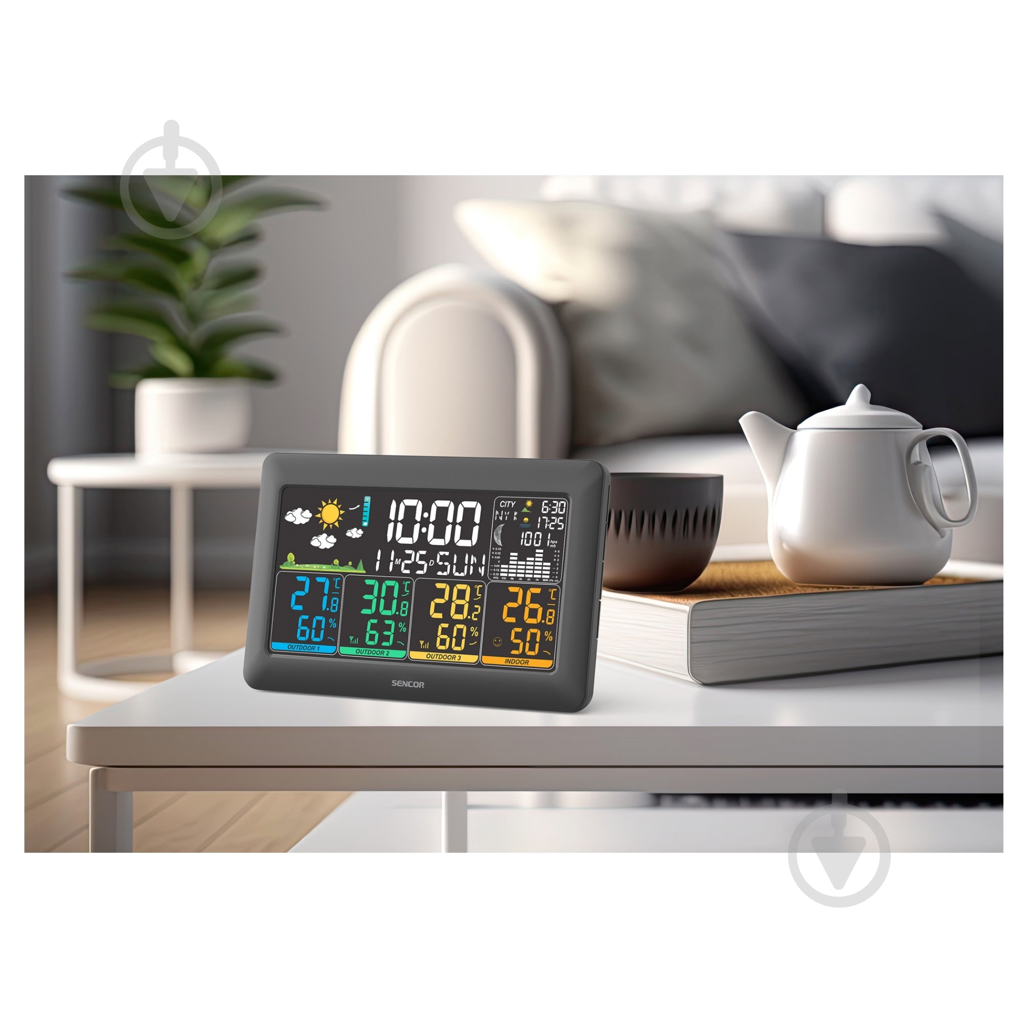 Метеостанция Sencor SWS6300 - фото 5 Метеостанция Sencor SWS6300 - фото 5