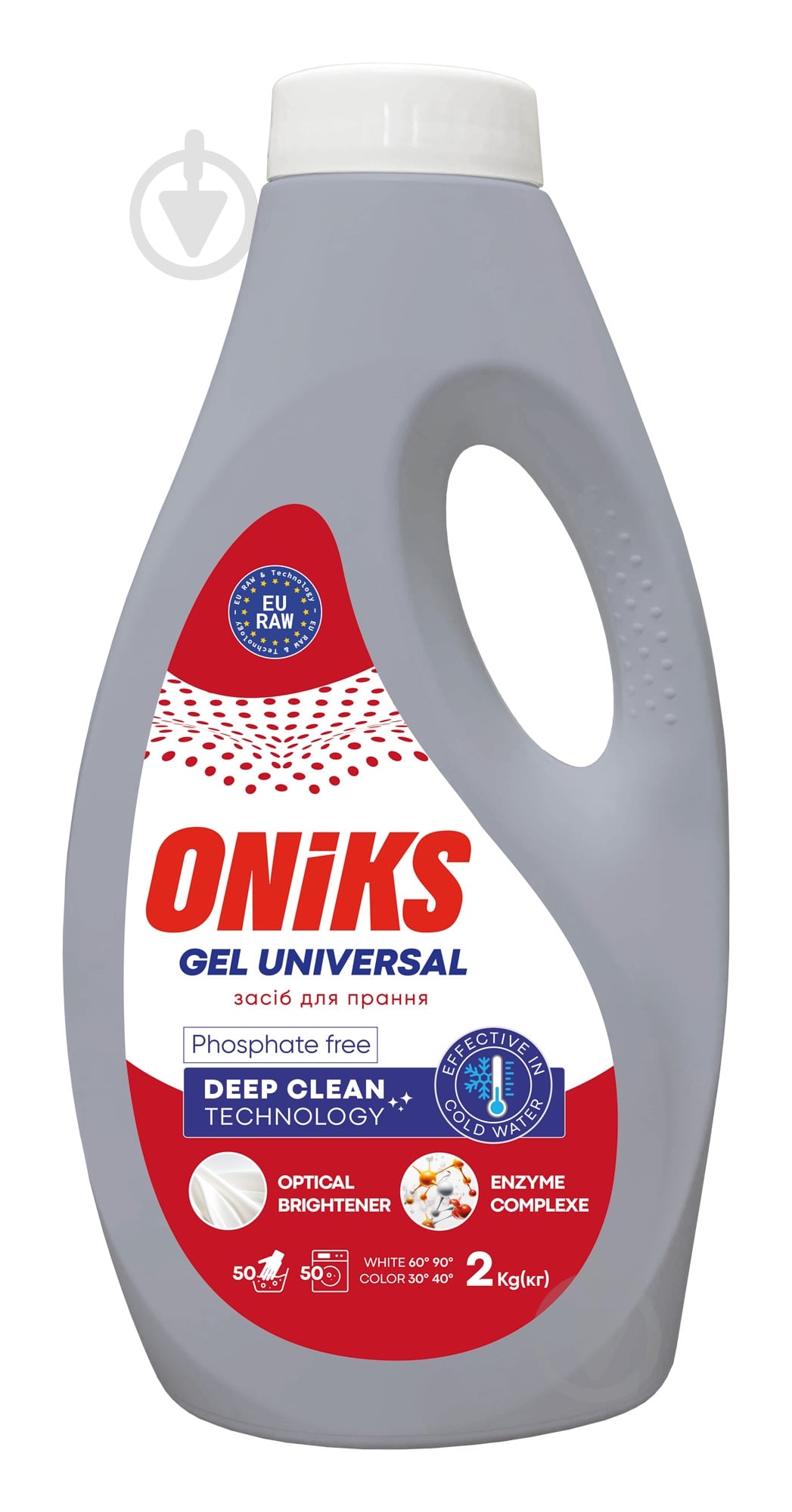 Гель для машинной и ручной стирки ONIKS UNIVERSAL 2 кг - фото 1