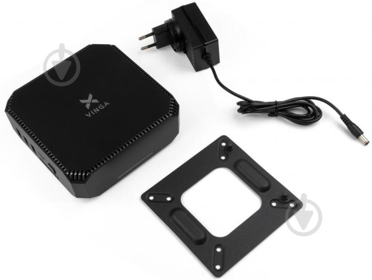 Компьютер Vinga Mini PC V500 (V500J4125.16120WH) black - фото 5