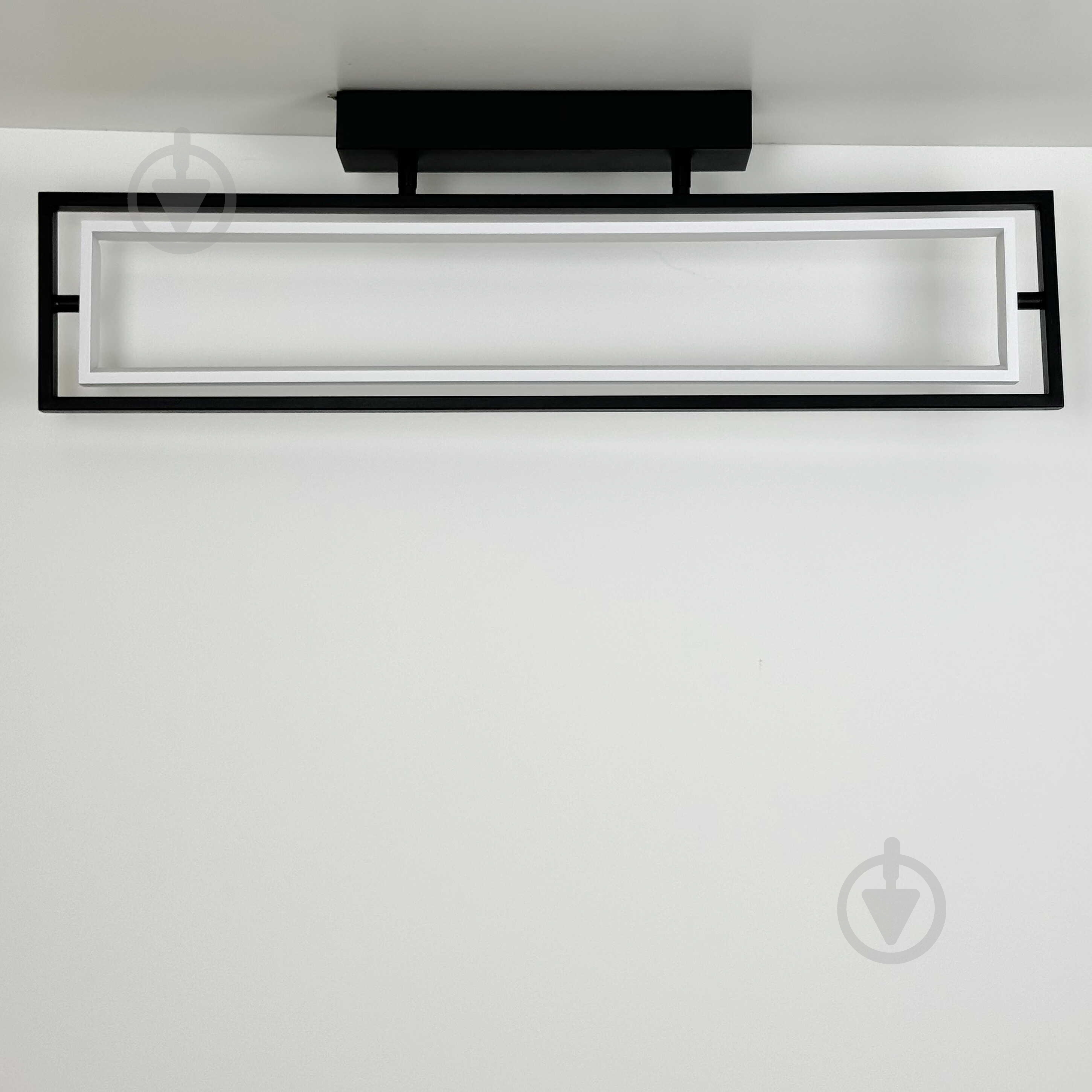Люстра светодиодная Violux Светильник LED smart PRADA+пульт 60W 3000-5000K IP20 прямоугольник Violux 1xLED-модуль черно-белый 220715 - фото 3 Люстра светодиодная Violux Светильник LED smart PRADA+пульт 60W 3000-5000K IP20 прямоугольник Violux 1xLED-модуль черно-белый 220715 - фото 3