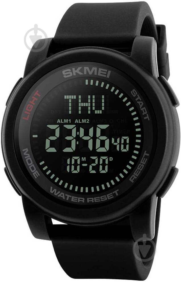Наручний годинник Skmei 1289 Black BOX (1289BOXBK) - фото 1