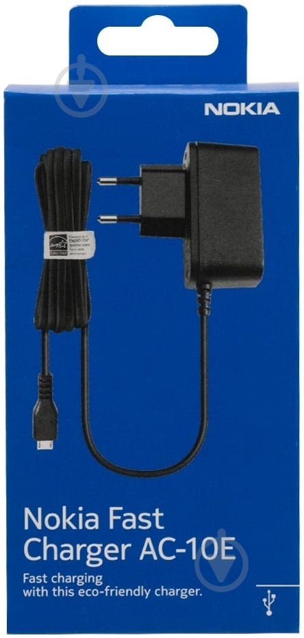 Сетевое зарядное устройство Nokia AC-10E - фото 1