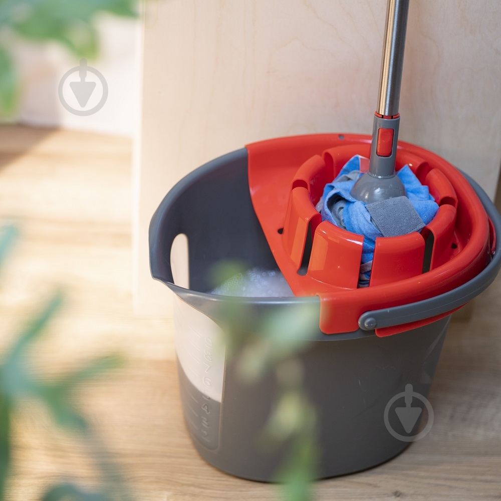 Ленточная швабра для пола Nordic Stream 25 см серый - фото 7