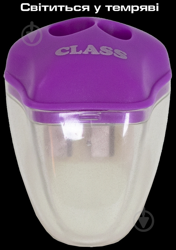 Точилка GLOWING 2 отверстия d8/11 мм 4818-2С CLASS - фото 2 Точилка GLOWING 2 отверстия d8/11 мм 4818-2С CLASS - фото 2