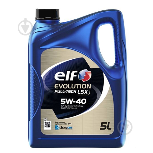Моторна олива синтетична Elf Evolution Full-Tech LSX 5W-40 5 л - фото 1 Моторна олива синтетична Elf Evolution Full-Tech LSX 5W-40 5 л - фото 1