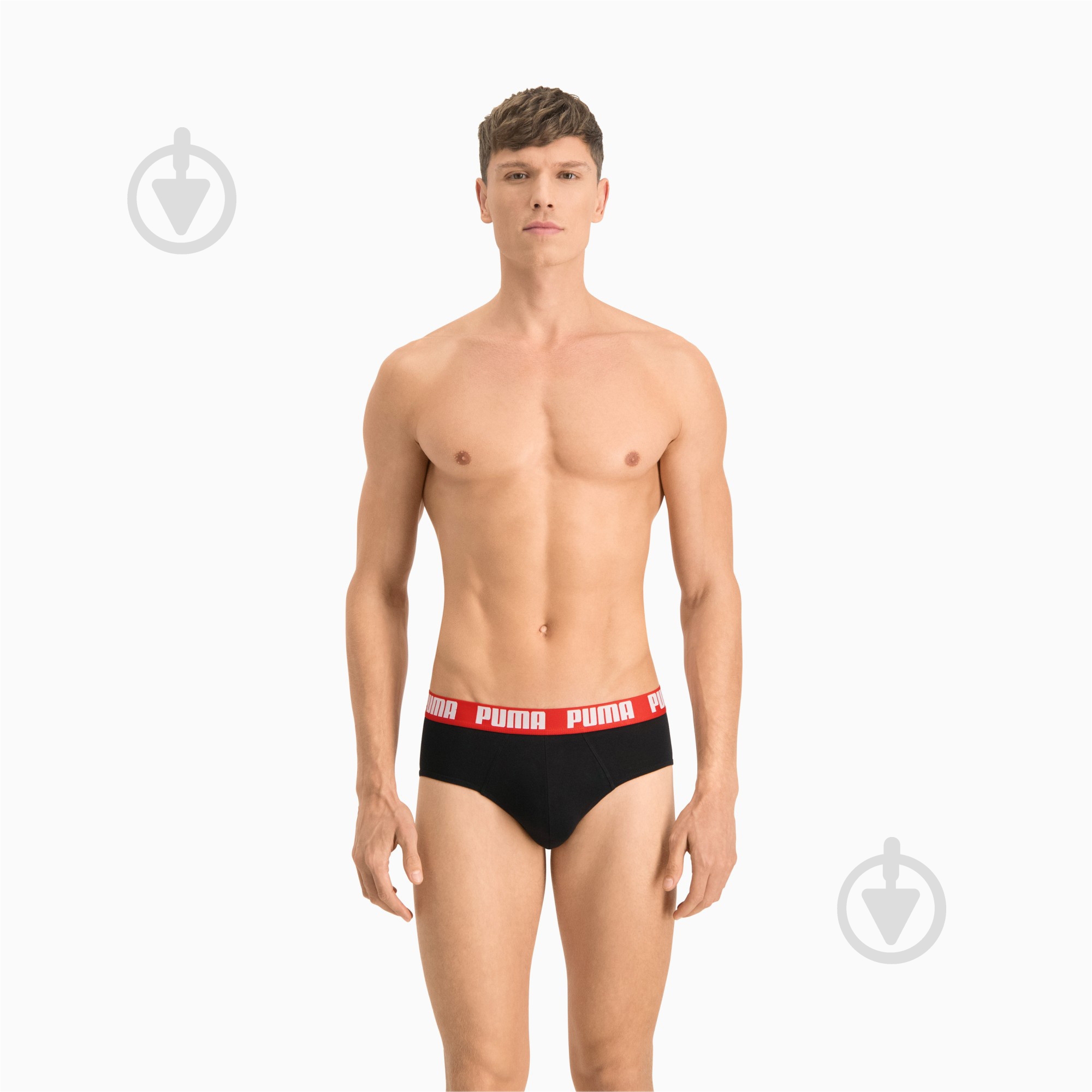 Трусы мужские Puma 88910020 M красный/черный - фото 1