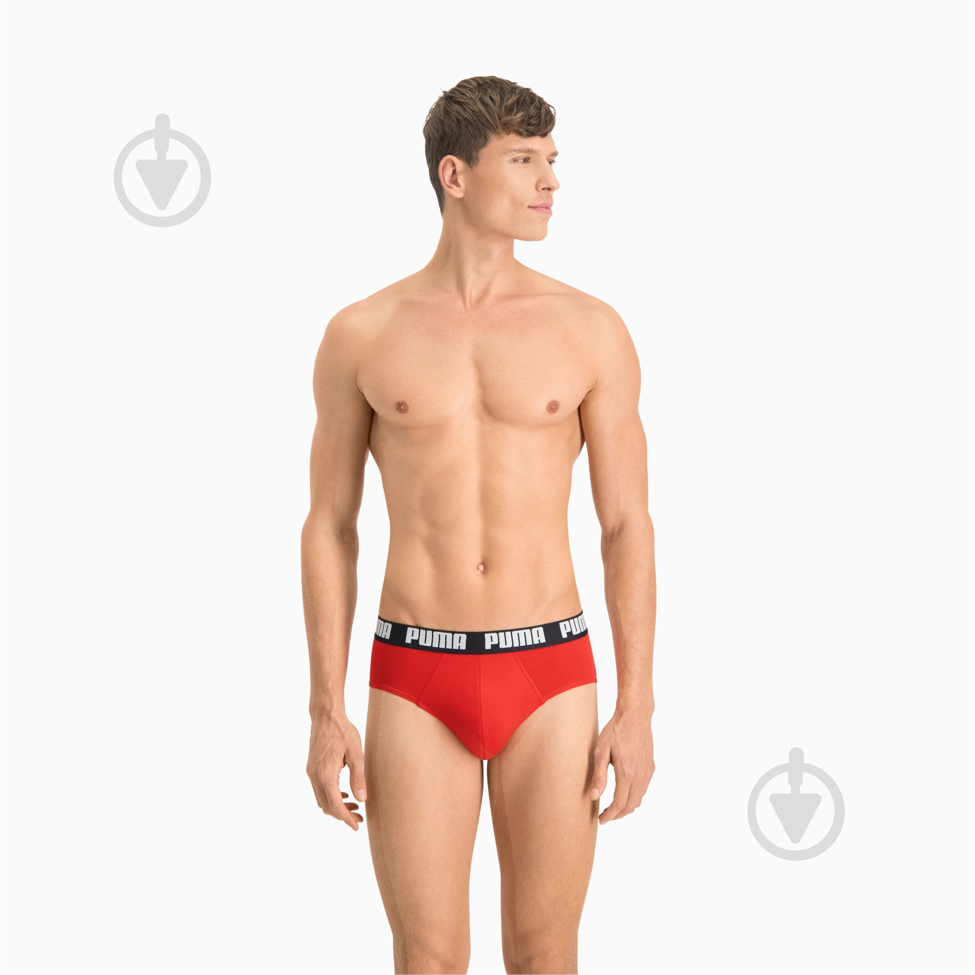 Трусы мужские Puma 88910020 M красный/черный - фото 2