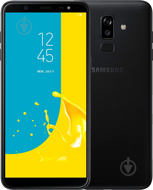 Смартфон Samsung Galaxy J8 Duos 2018 3/32GB black (SM-J810FZKDSEK) - фото 1