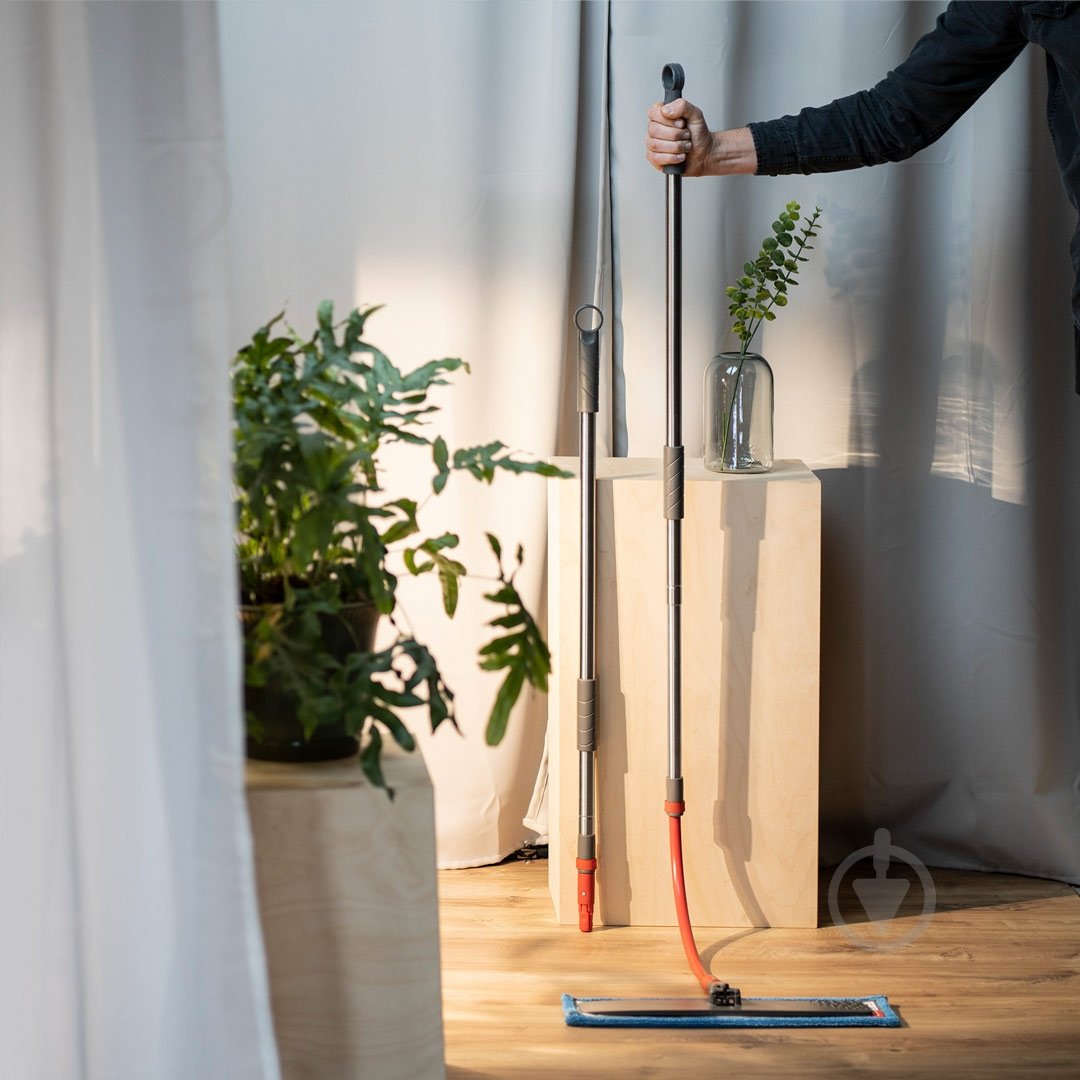 Швабра-полотер для пола Nordic Stream Flexible 46 см серый - фото 5