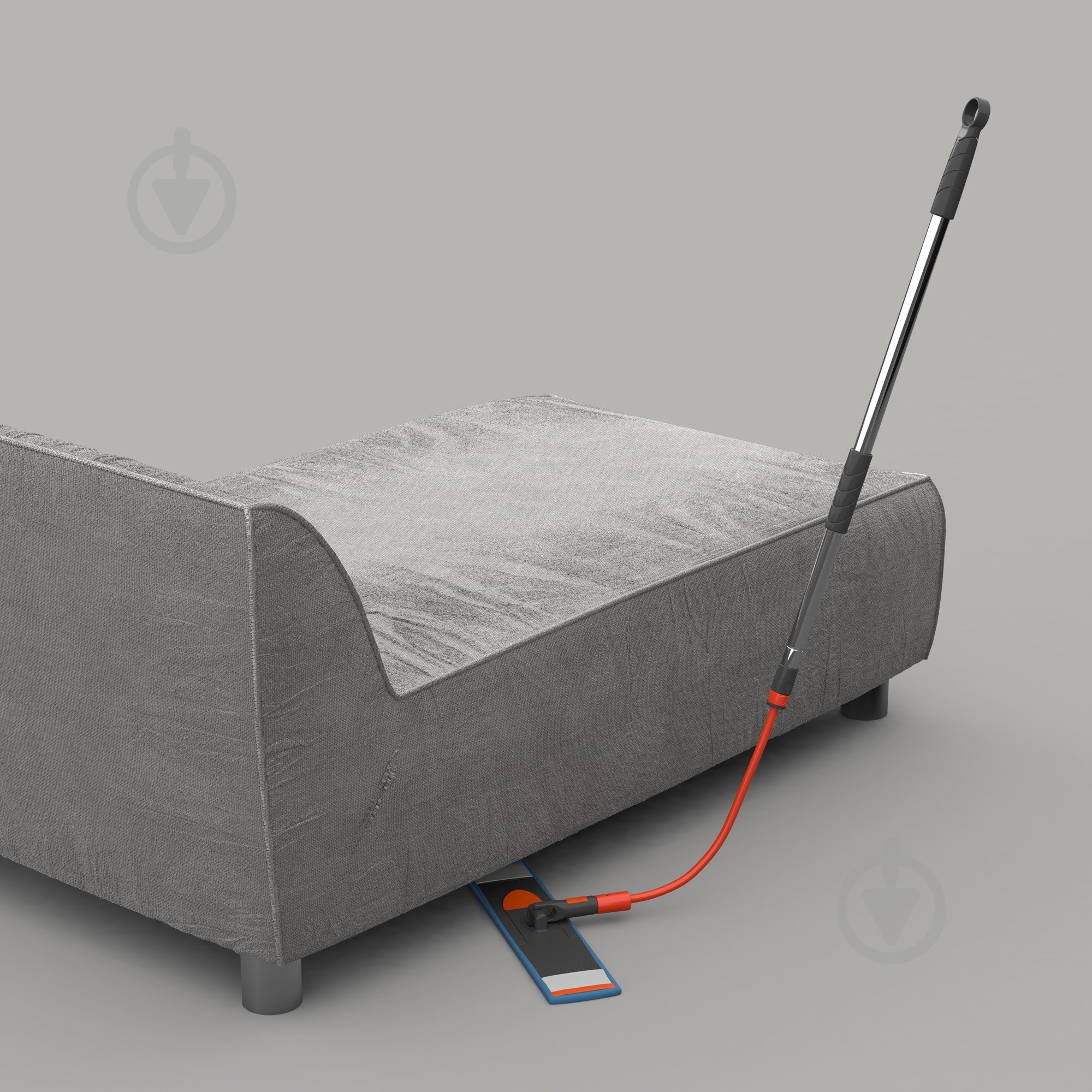 Швабра-полотер для пола Nordic Stream Flexible 46 см серый - фото 6