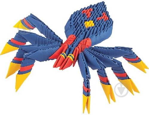 Модульное оригами «Синий паук» - фото 2