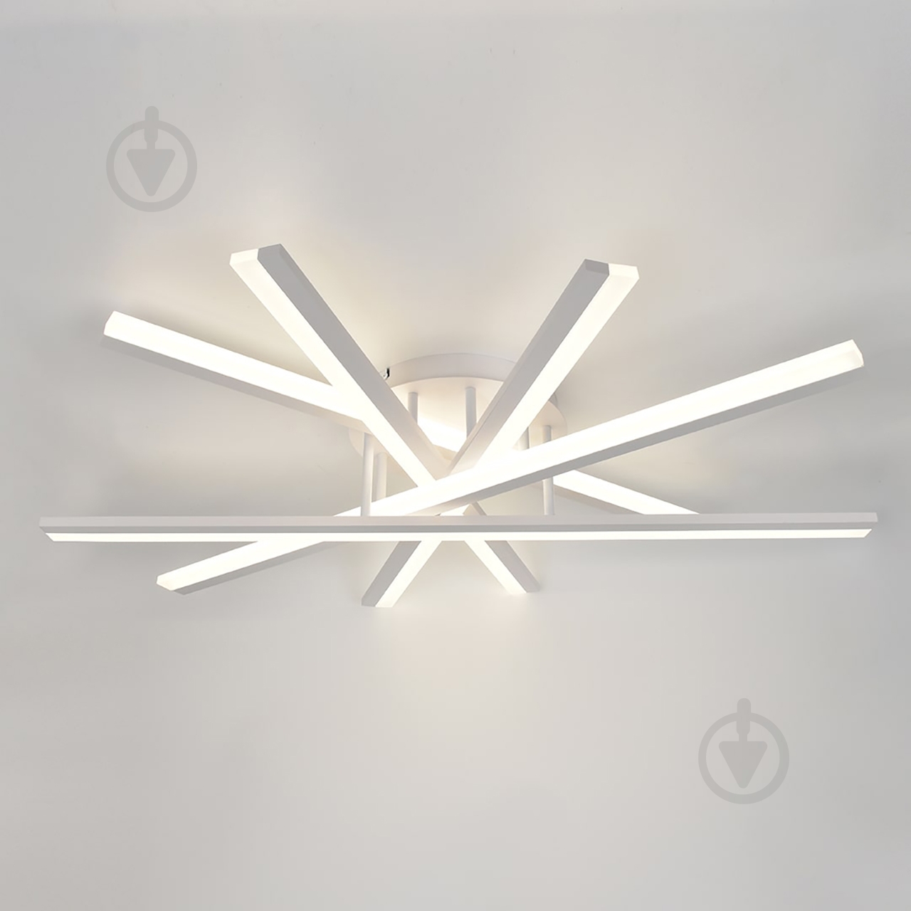 Люстра стельова Hopfen MAGI-5 WH 5x110 Вт LED-модуль білий - фото 2