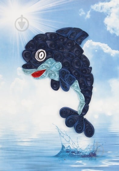 Набор для объемного квиллинга Дельфин - фото 3