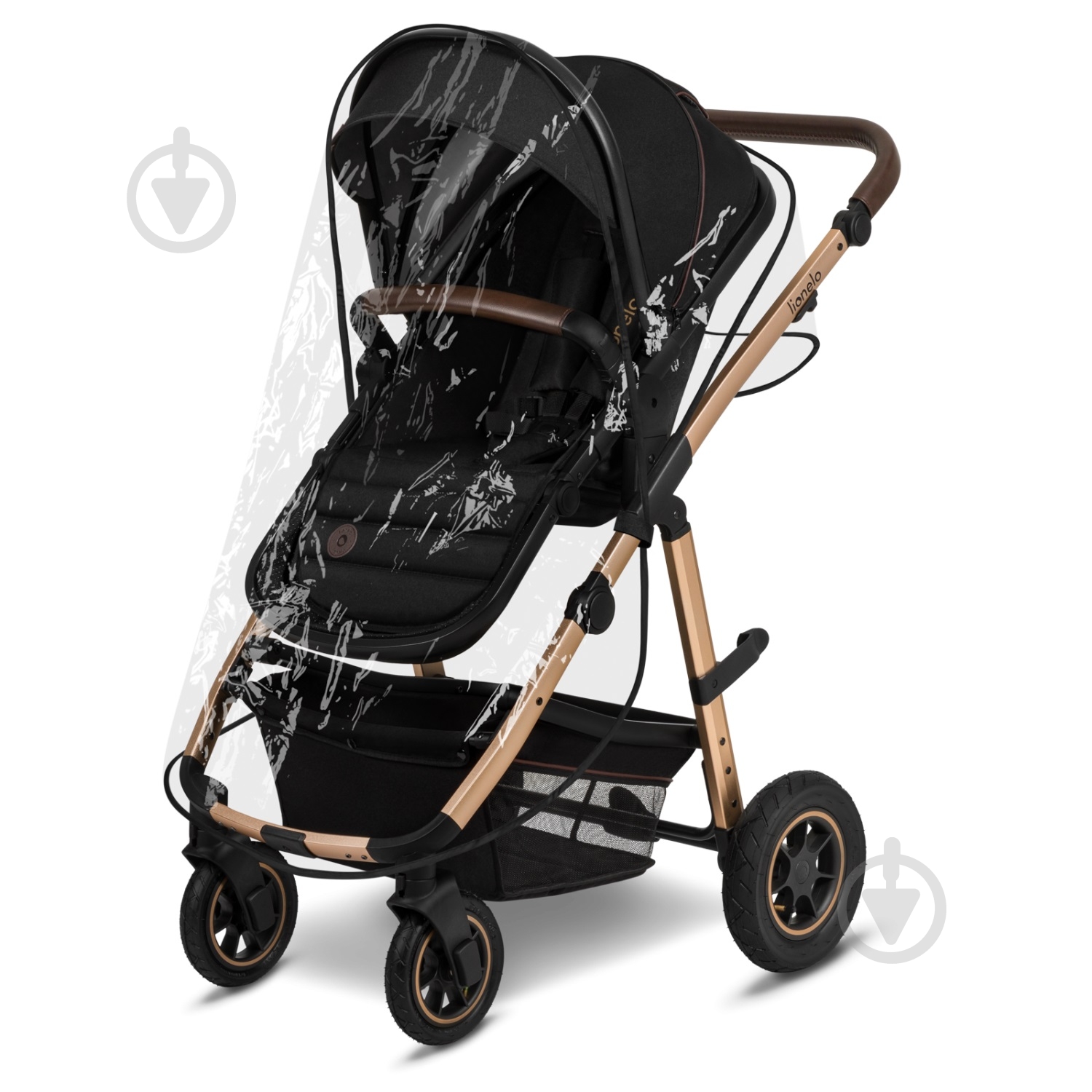 Коляска универсальная 2 в 1 Lionelo AMBER 2 BLACK ONYX - фото 2