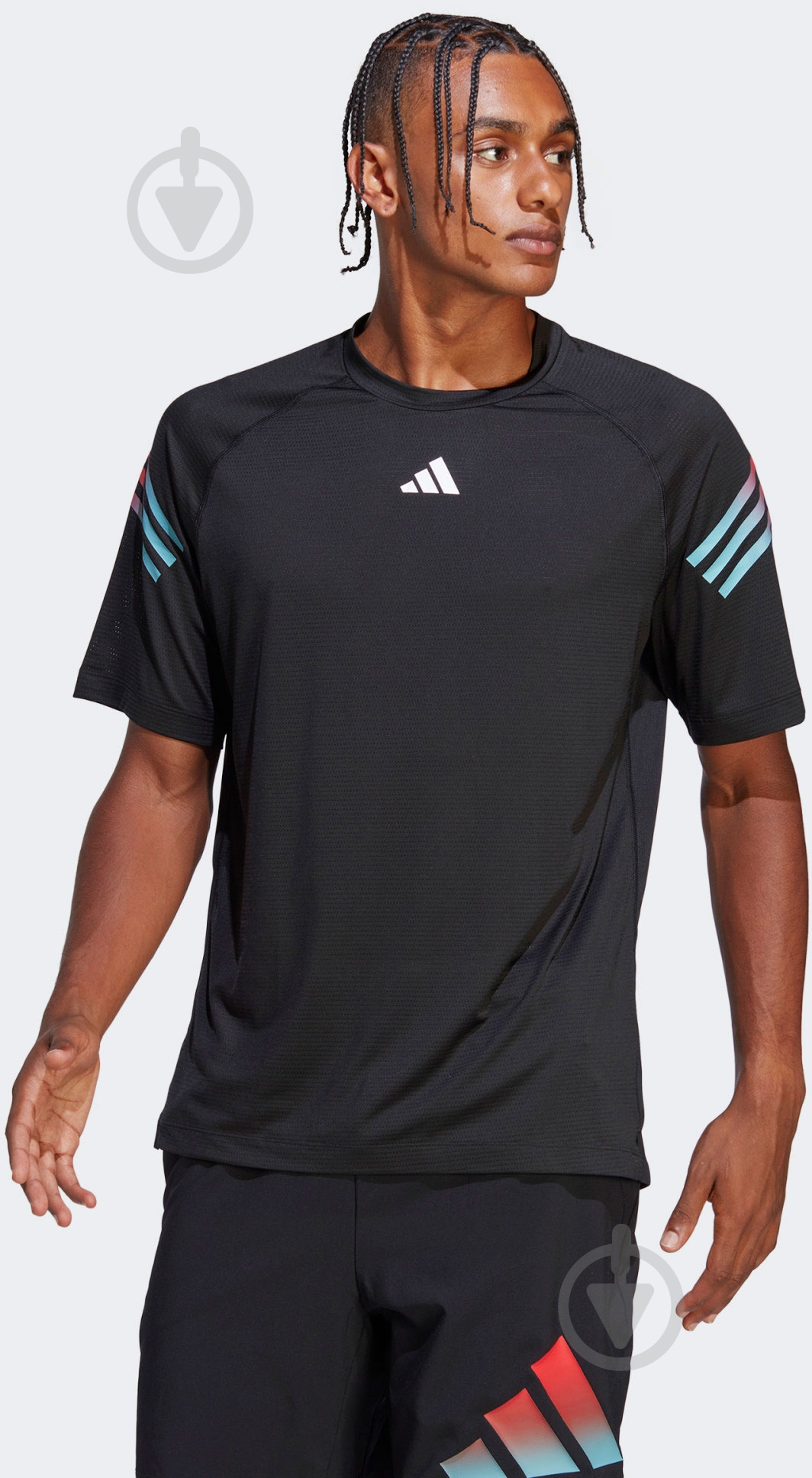 Футболка Adidas HS7520 р.XL черный - фото 1