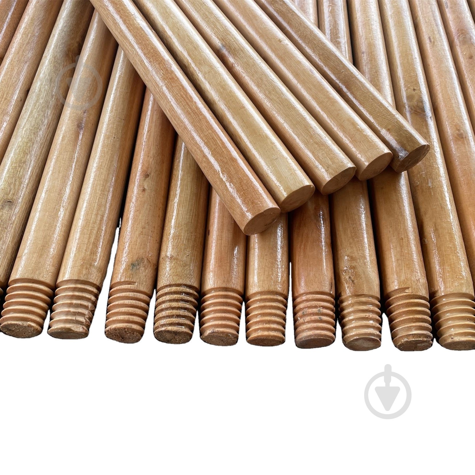 Черенок с резьбой 120 см лакированный HK120-laq - фото 1