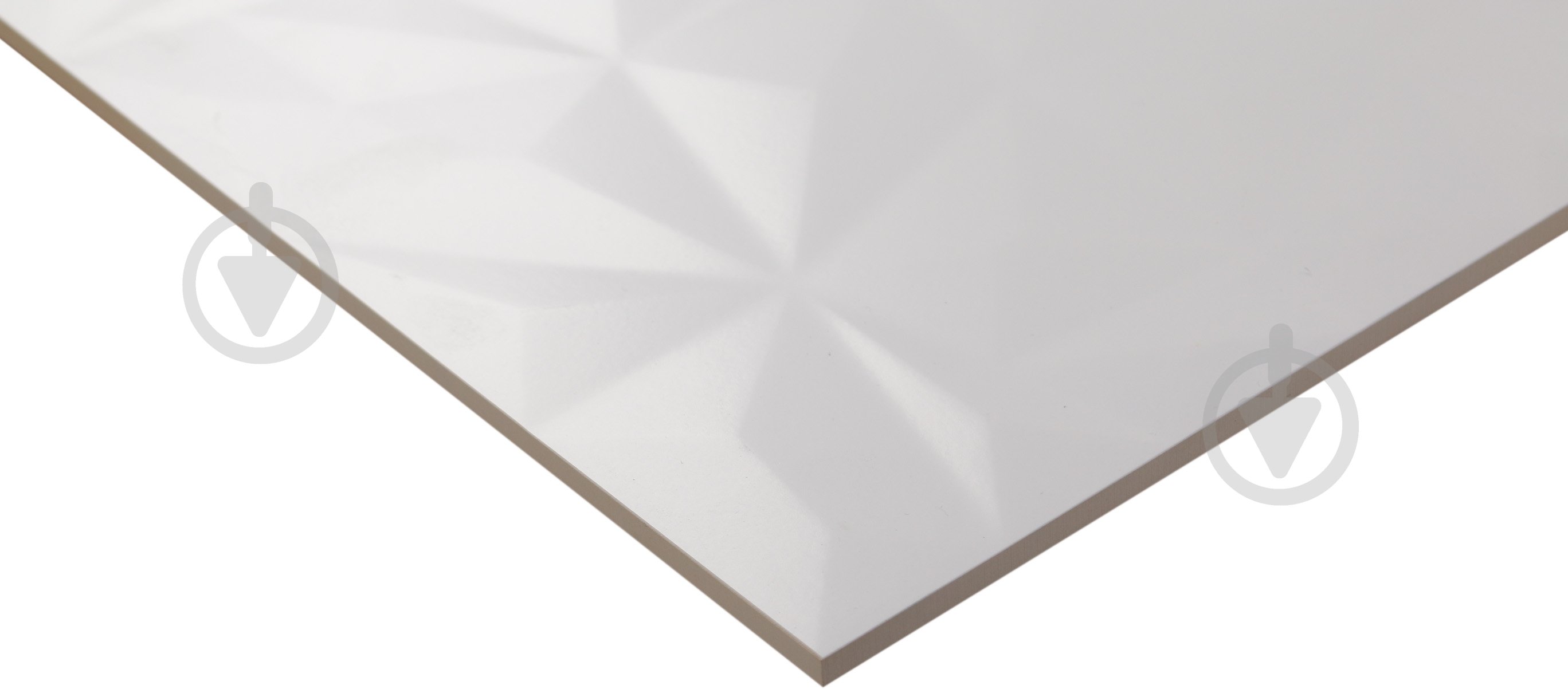 Плитка Allore Group Brilliant Crystal White W M/STR R Satin 30x90 см - фото 3