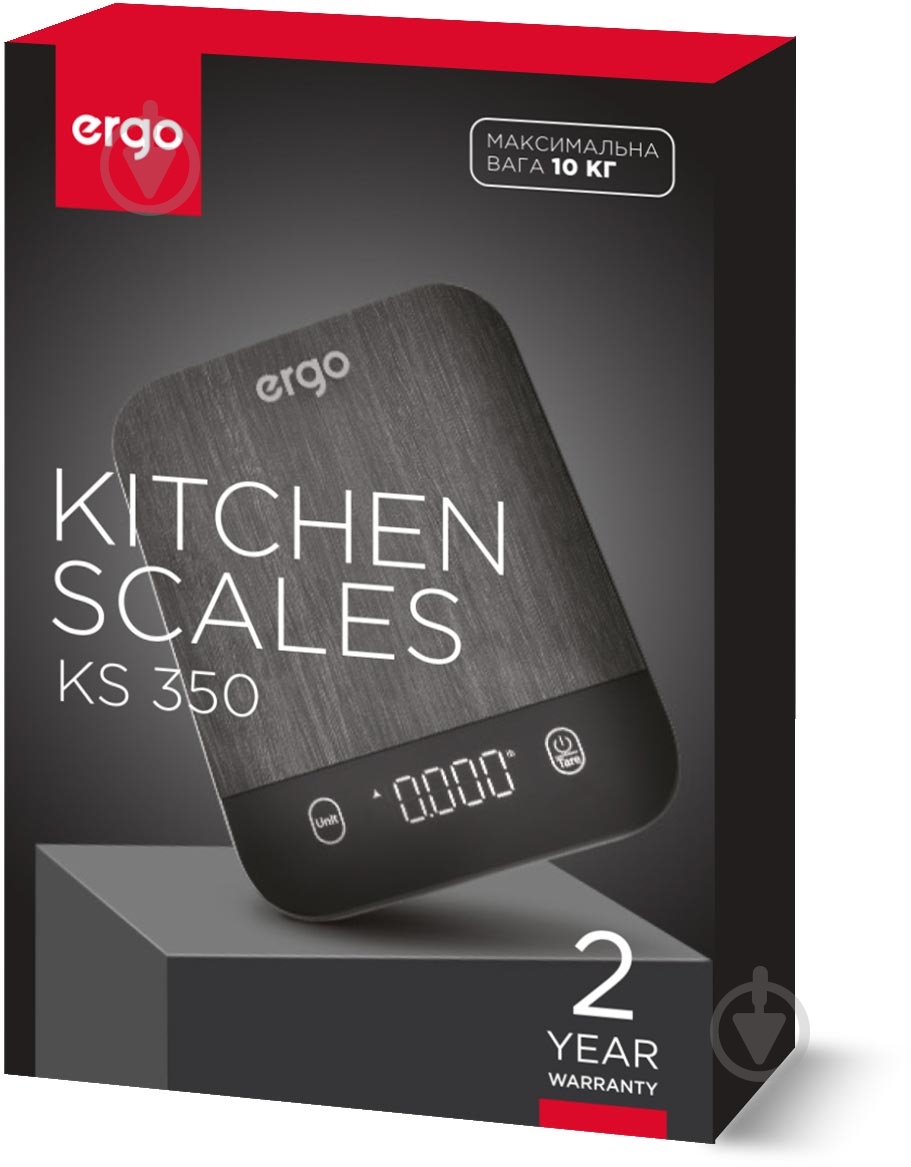 Весы кухонные Ergo KS 350 - фото 6 Весы кухонные Ergo KS 350 - фото 6