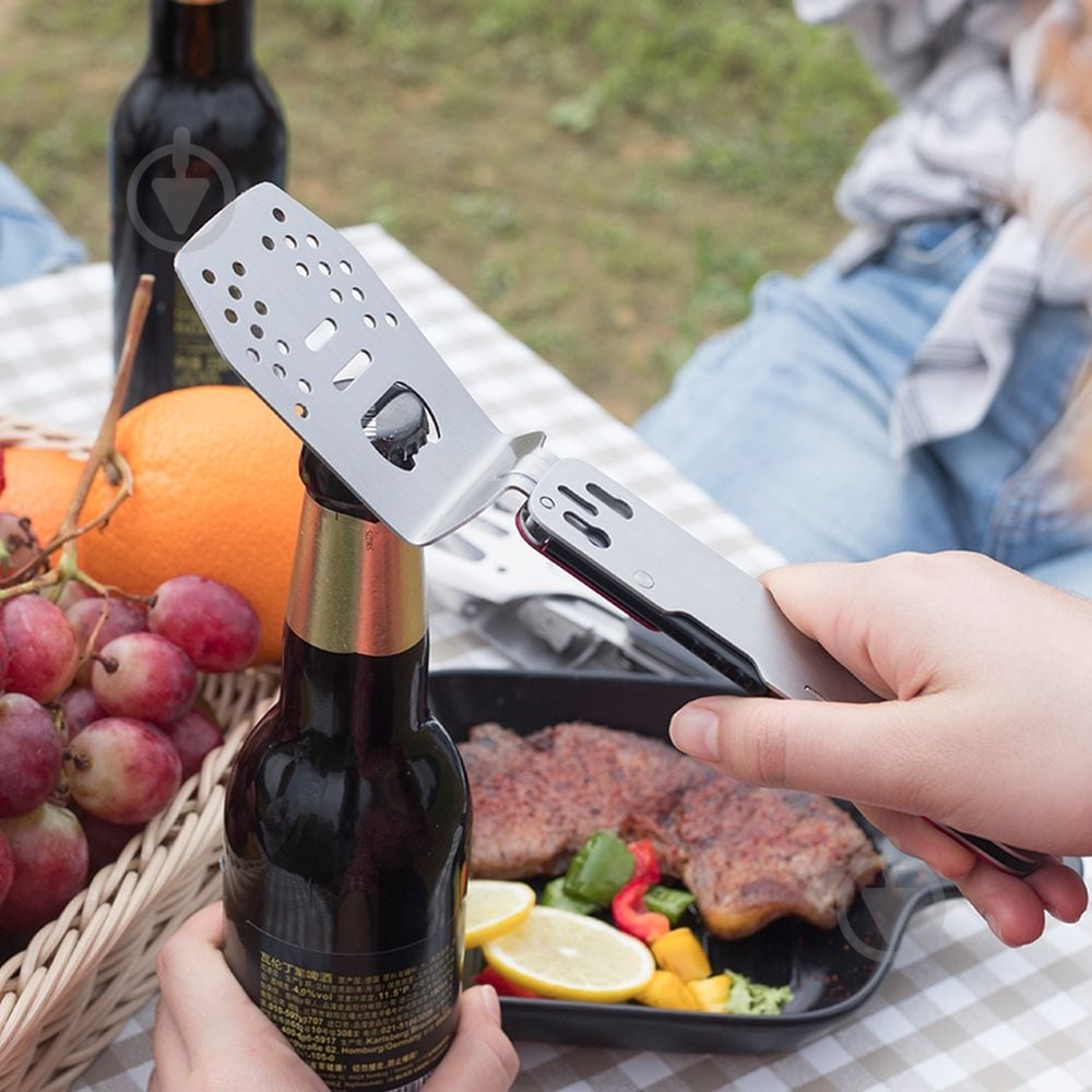 Набор для гриля Roxon барбекю S602 металлический. - фото 3 Набор для гриля Roxon барбекю S602 металлический. - фото 3