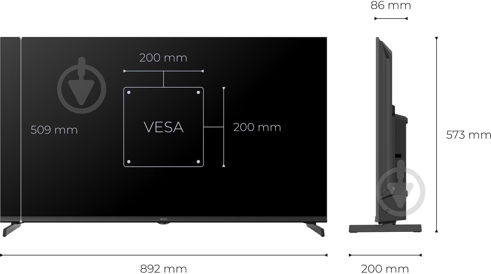 Телевизор Kivi 40F720QB - фото 5