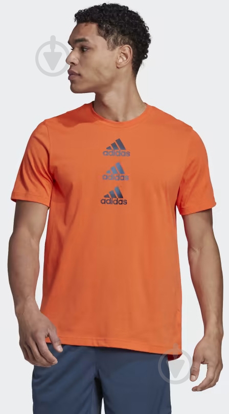 Футболка Adidas HM4802 р.M помаранчевий - фото 1