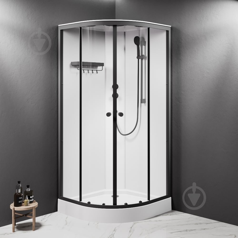 Душевая кабина AM.PM X-Joy W94C-401-090BT 90x90 см, без гидромассажа - фото 2 Душевая кабина AM.PM X-Joy W94C-401-090BT 90x90 см, без гидромассажа - фото 2