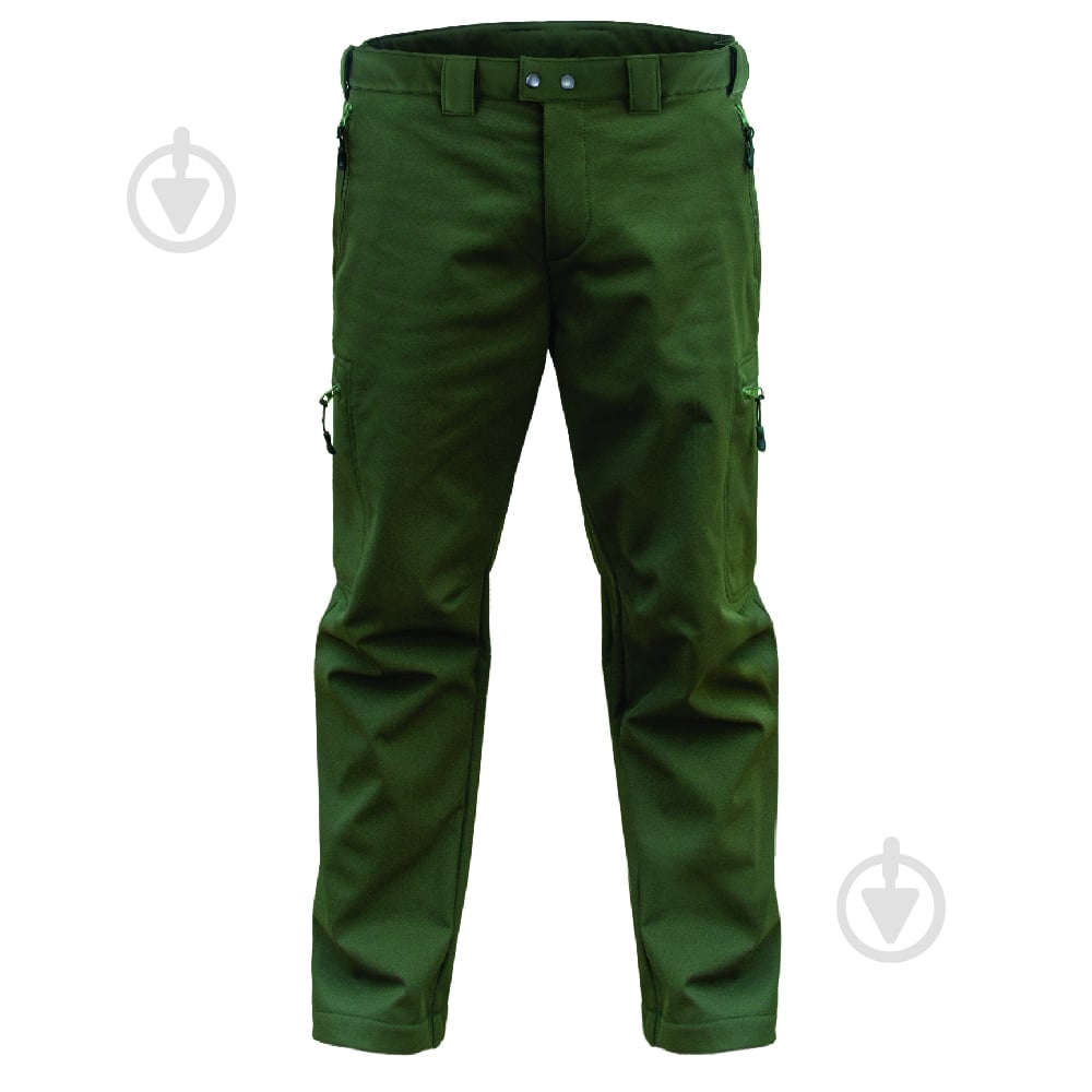 Брюки тактические Expert ® SOFT SHELL, темная олива р. S oliva - фото 1