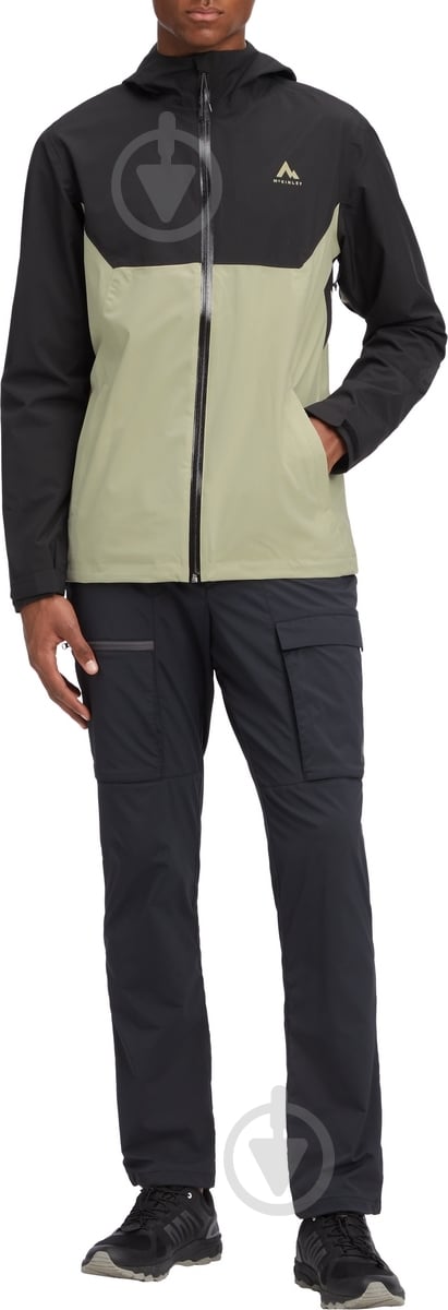 Куртка мужская McKinley Hodia M 430554-902167 р.S черно-зеленая - фото 4 Куртка мужская McKinley Hodia M 430554-902167 р.S черно-зеленая - фото 4