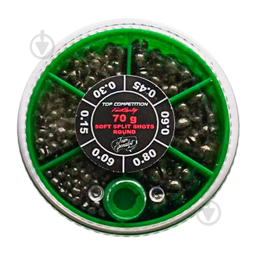 Тягарець Lineaeffe Team Specialist Soft Split Shots 70 г 8151070 - фото 1