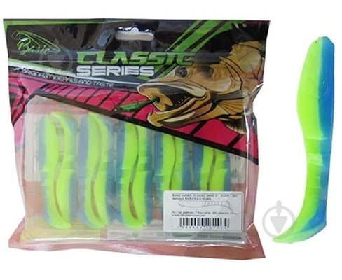 Приманки для ловли рыбы GStream Basic Shad 963 65 мм 12 шт. - фото 1