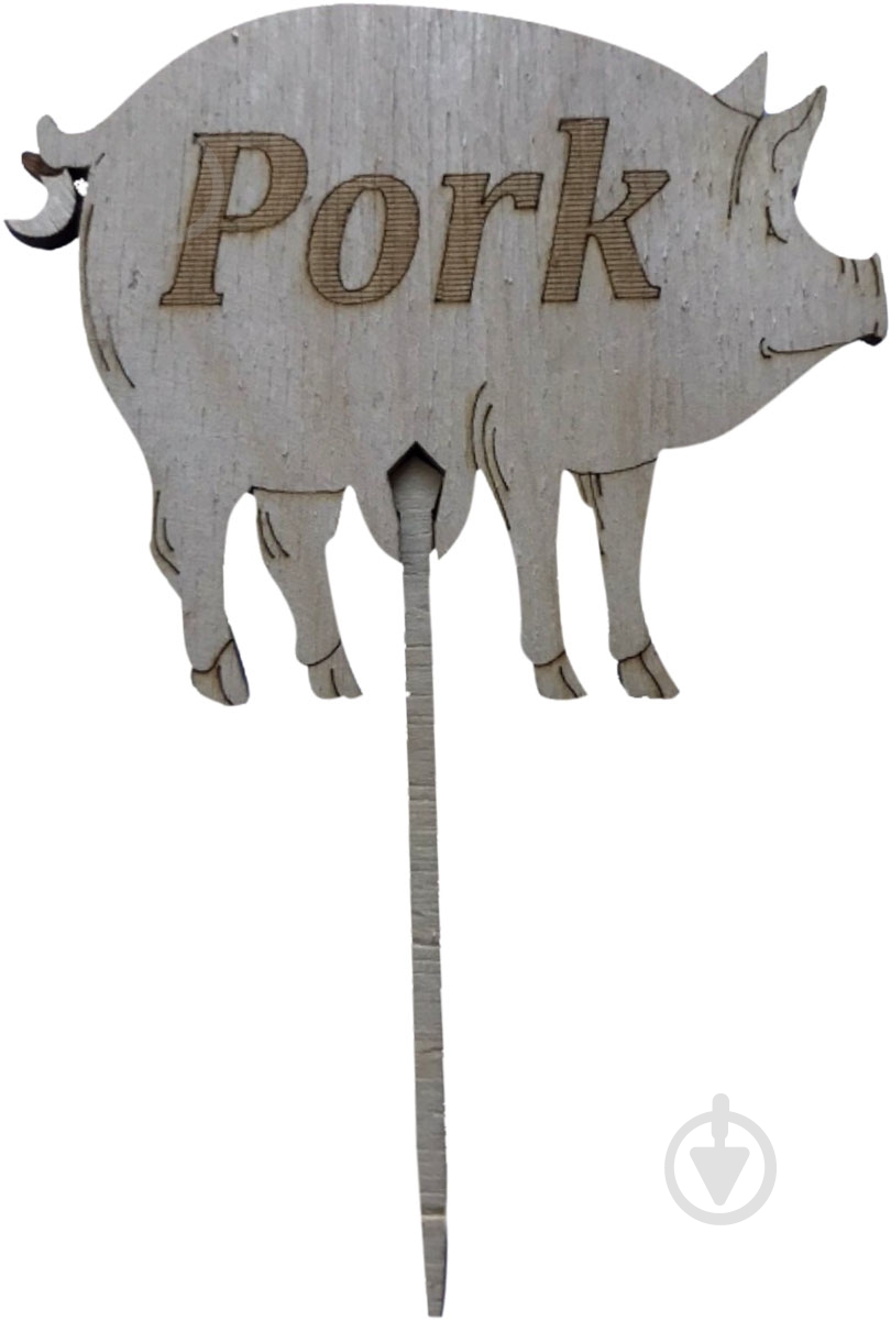 Топпер для блюд Pork 10x10 см - фото 1 Топпер для блюд Pork 10x10 см - фото 1