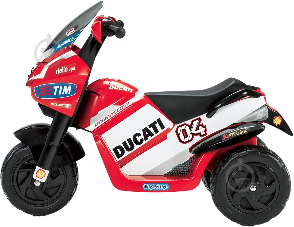 Электромотоцикл Peg-Perego Ducati GP MC 0020 - фото 3 Электромотоцикл Peg-Perego Ducati GP MC 0020 - фото 3