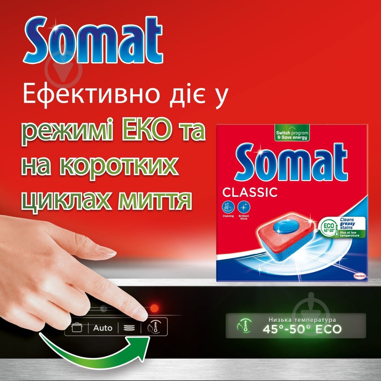 Таблетки для посудомийних машин Somat Classic 95 шт. - фото 4