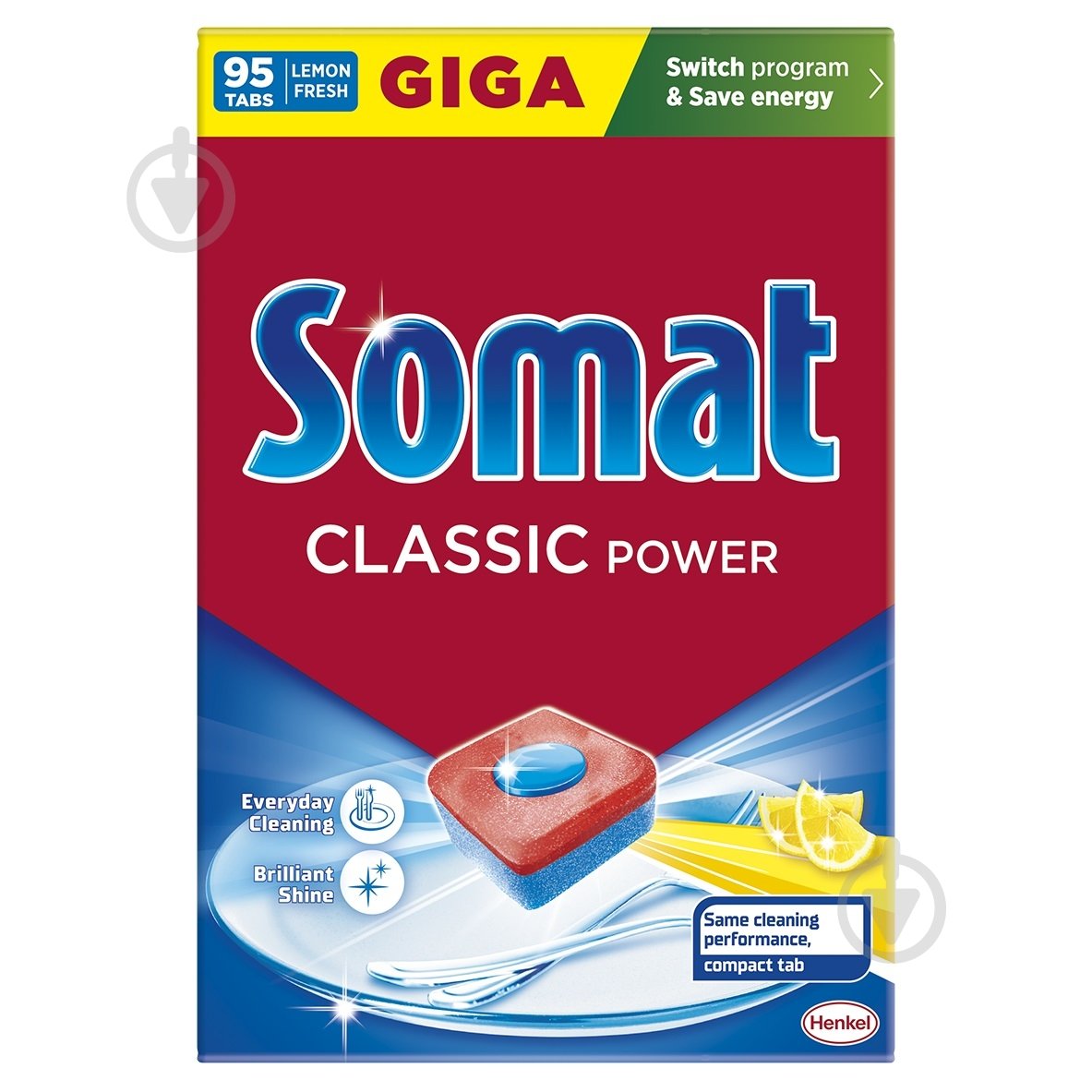 Таблетки для посудомийних машин Somat Classic 95 шт. - фото 1