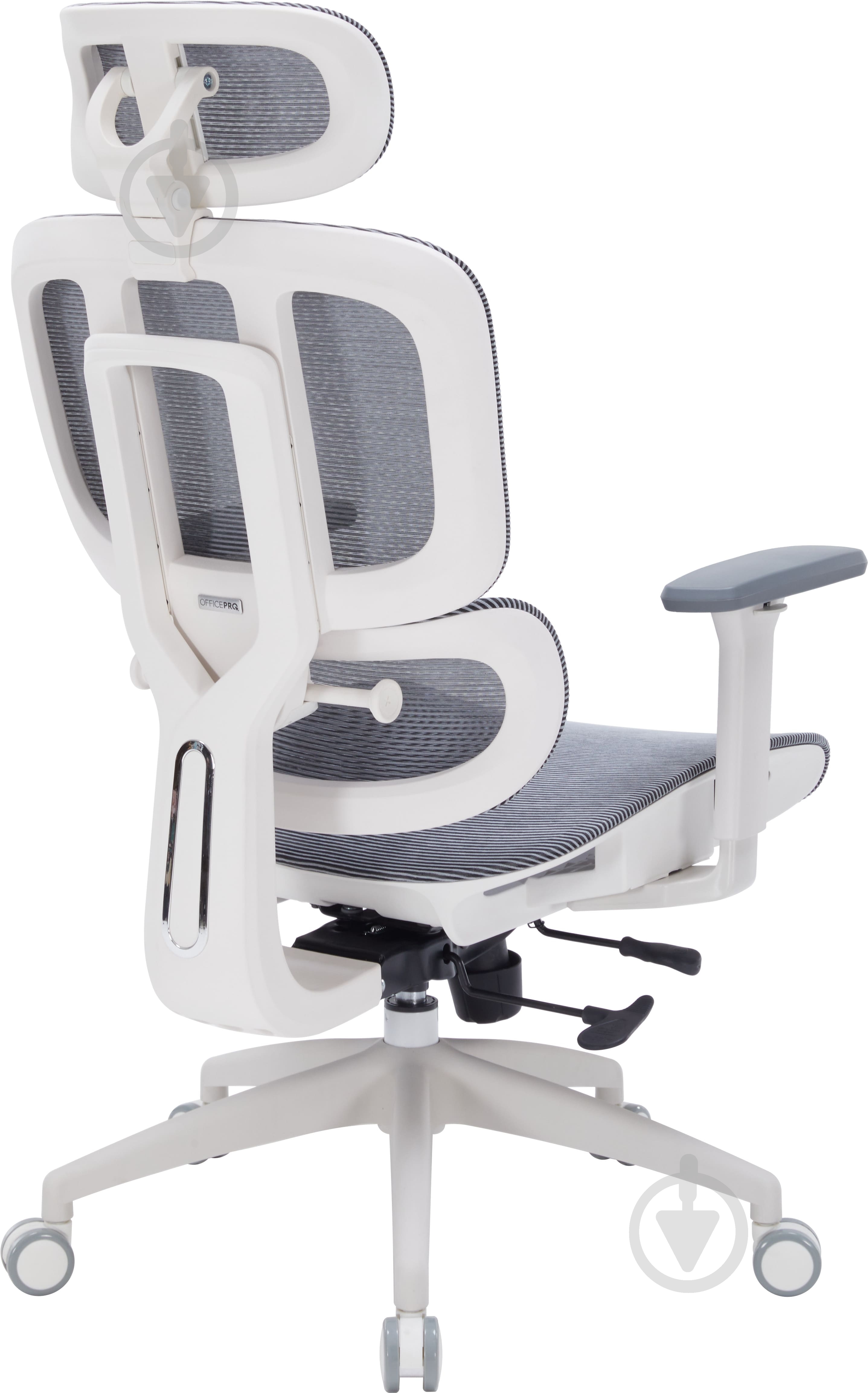 Крісло офісне OfficePro Skyline OC680-W-DG-DG - фото 6