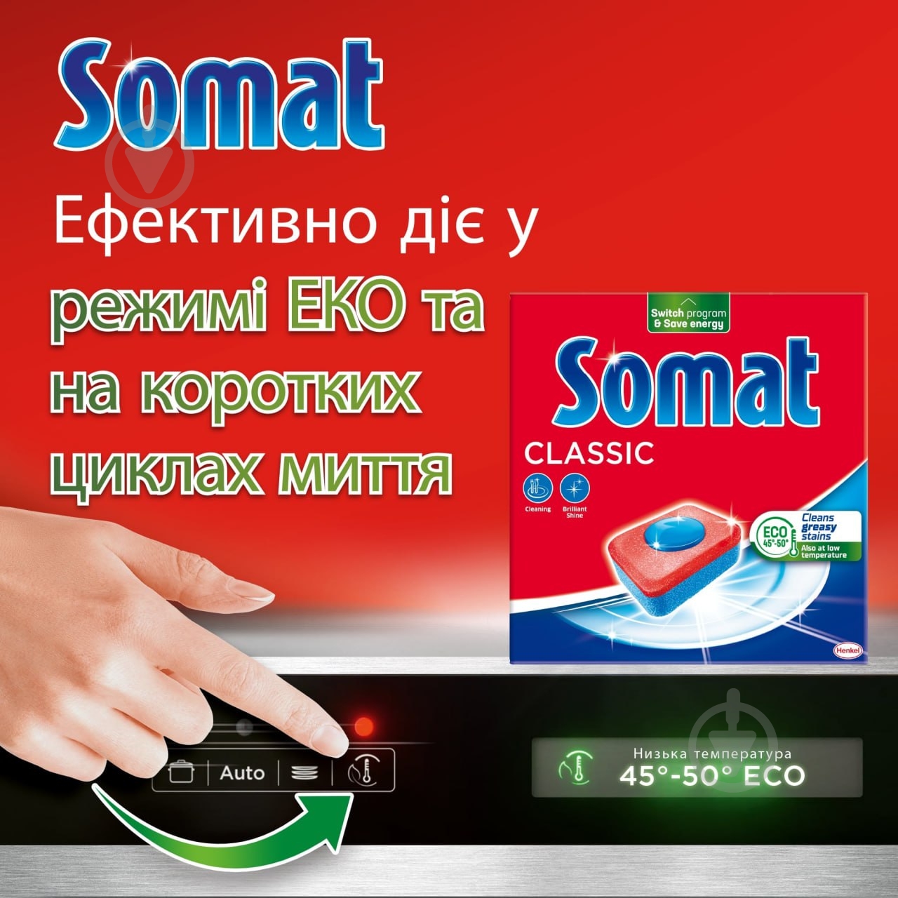 Таблетки для посудомийних машин Somat Classic 95 + 95 шт. - фото 4
