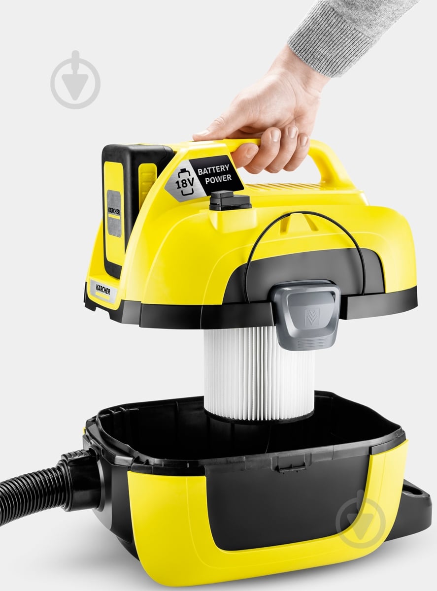 Пылесос Karcher WD1 Compact Battery 1,198-300,0 - фото 4