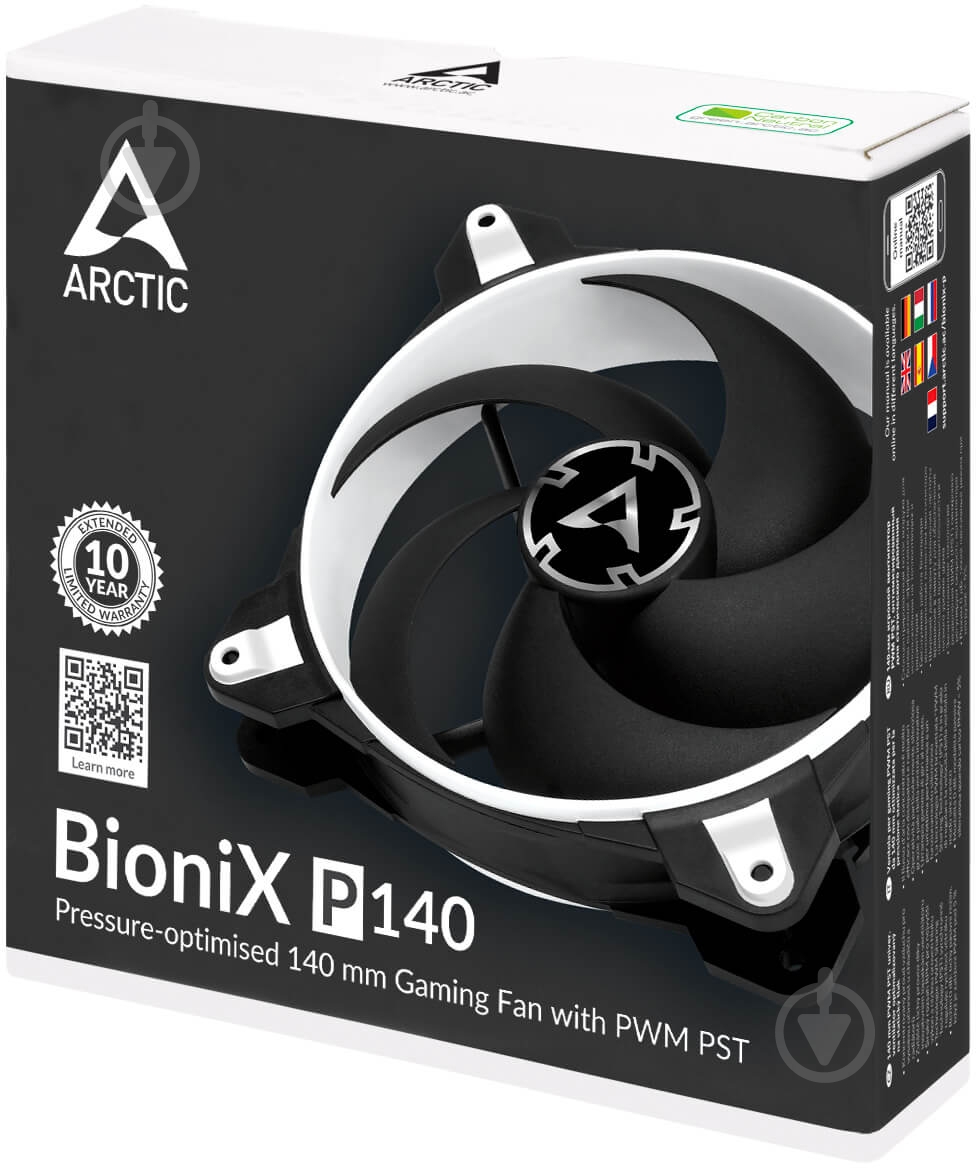 Корпусный кулер Arctic BioniX P140 White (ACFAN00128A) - фото 5