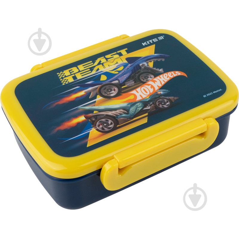Ланч-бокс KITE Hot Wheels 420 мл HW22-160 - фото 1 Ланч-бокс KITE Hot Wheels 420 мл HW22-160 - фото 1