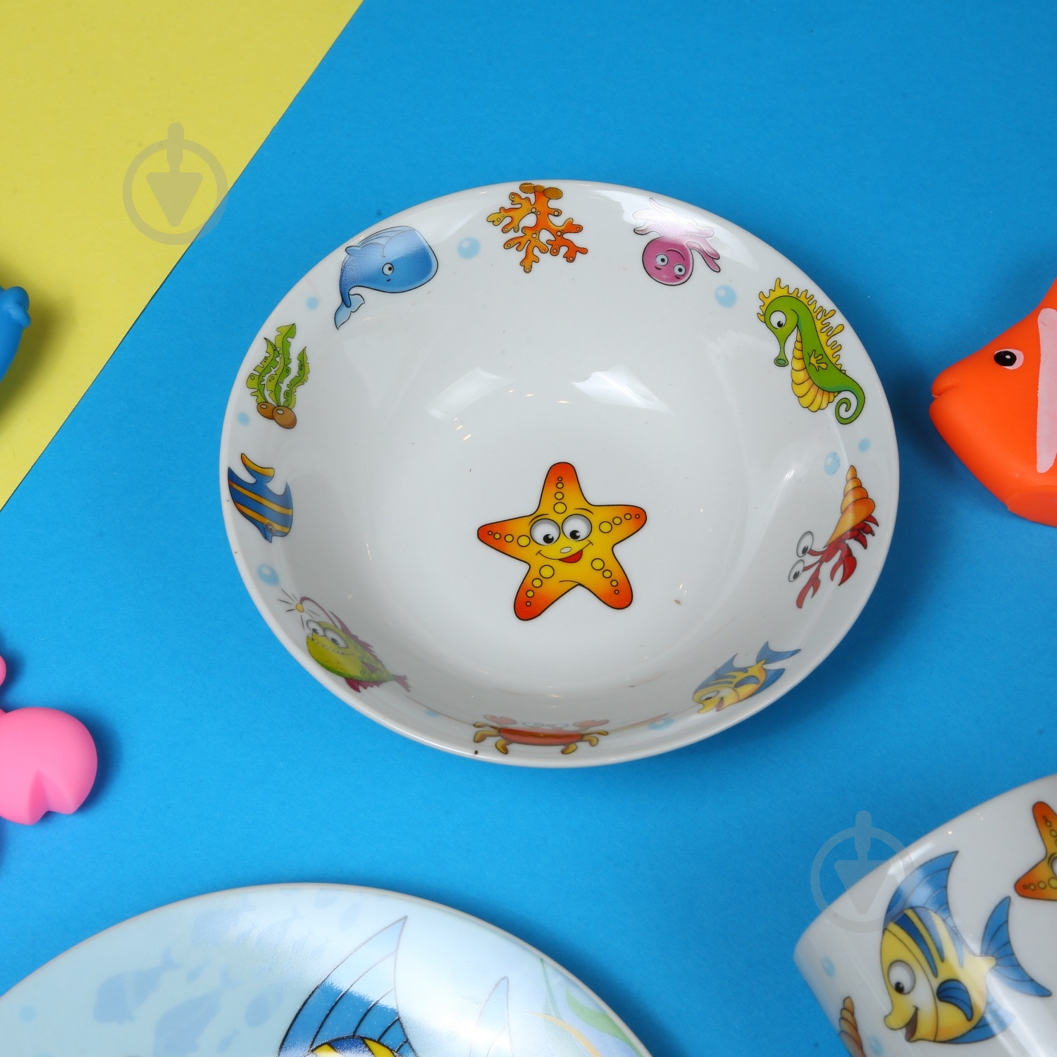 Набор детской посуды Sea Land 3 предмета M0690-7 Milika - фото 3