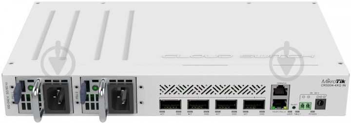 Коммутатор Mikrotik CRS504-4XQ-IN - фото 1 Коммутатор Mikrotik CRS504-4XQ-IN - фото 1