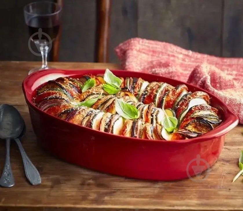 Форма для запекания Emile Henry Ovenware 35х22,5 см красная 349052 - фото 6