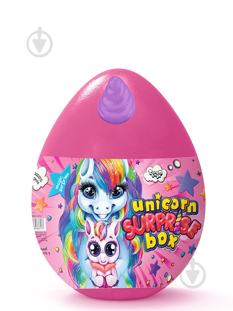 Ігровий набір Danko Toys Unicorn Surprise Box укр. (2) в асортименті USB-01-01U - фото 1