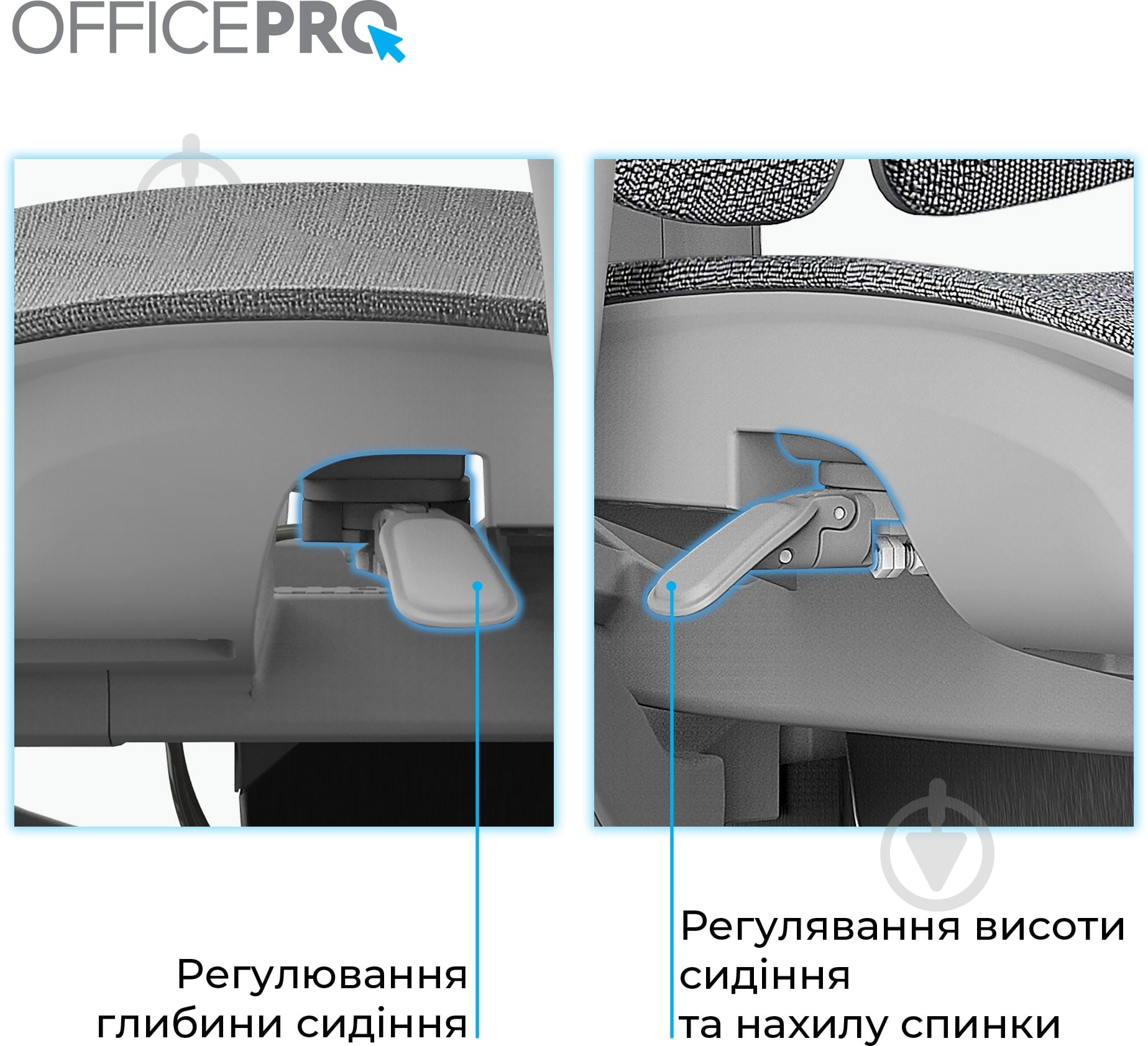 Кресло офисное OfficePro Elite OC950G Grey серый - фото 16 Кресло офисное OfficePro Elite OC950G Grey серый - фото 16