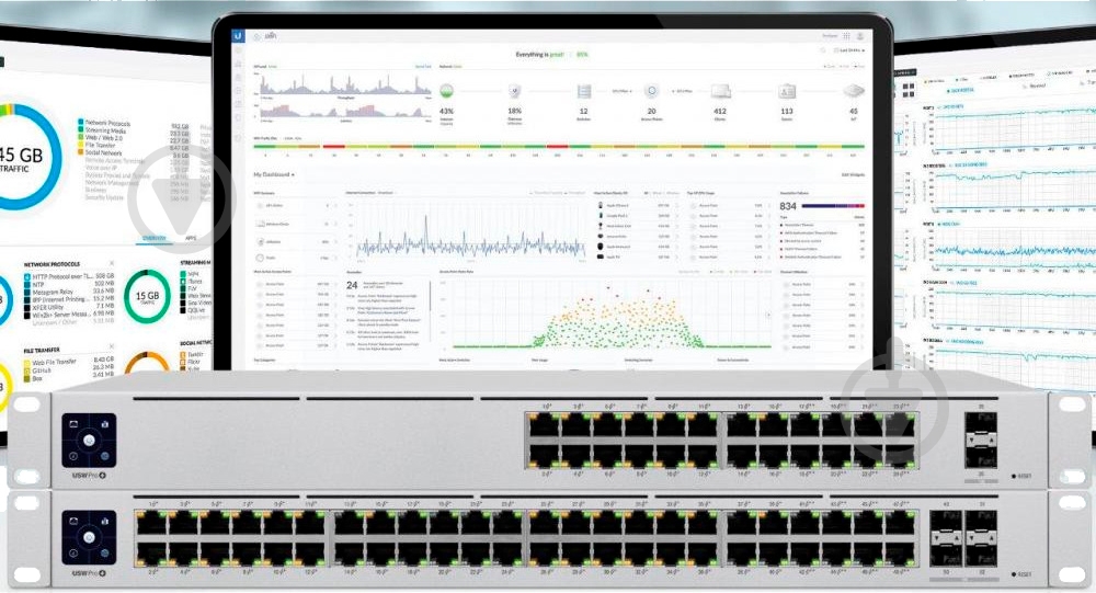 Комутатор Ubiquiti Pro 24 PoE (USW-PRO-24-POE) - фото 6